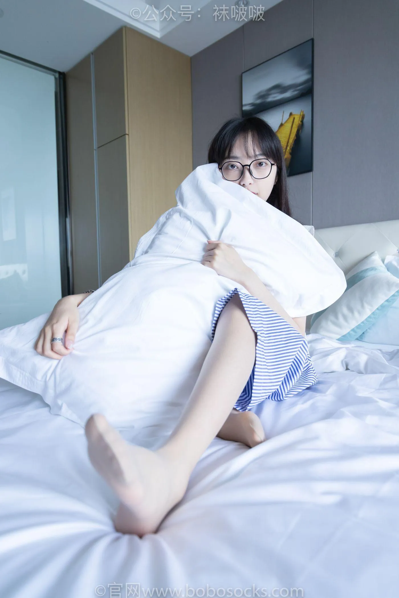 [BoBoSocks袜啵啵]NO.027 稚予- vans、白色棉袜、肉丝 [136P]插图